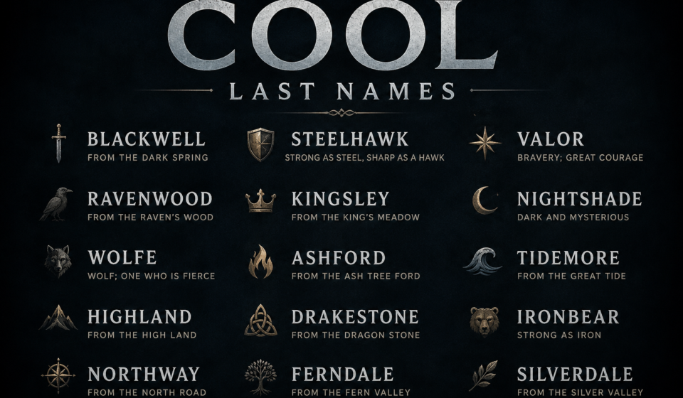 cool last names