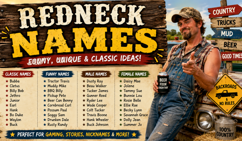 redneck names