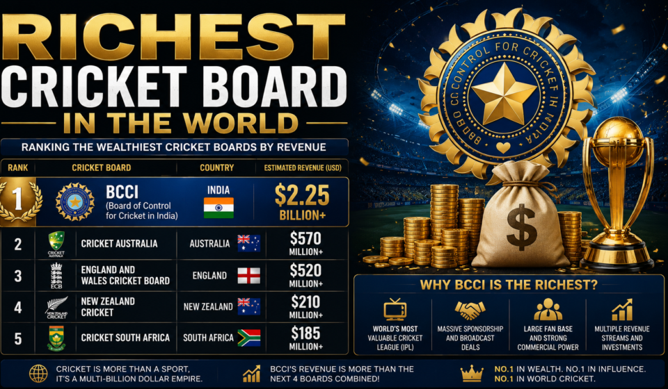 richest cricket board in the world