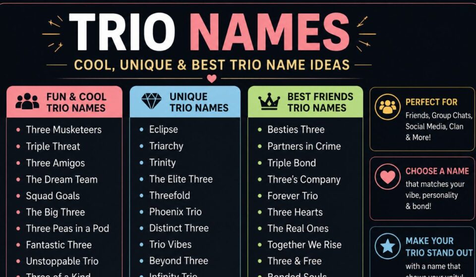 trio names