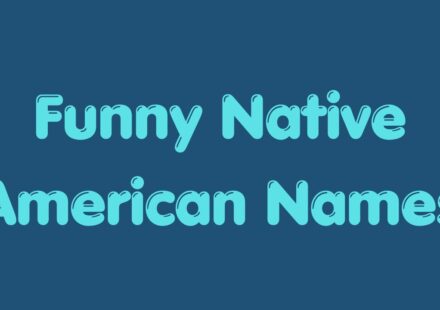 funny native american names