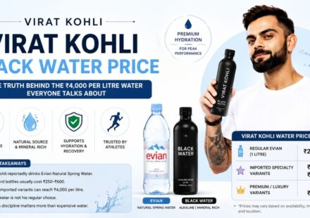 virat kohli water price